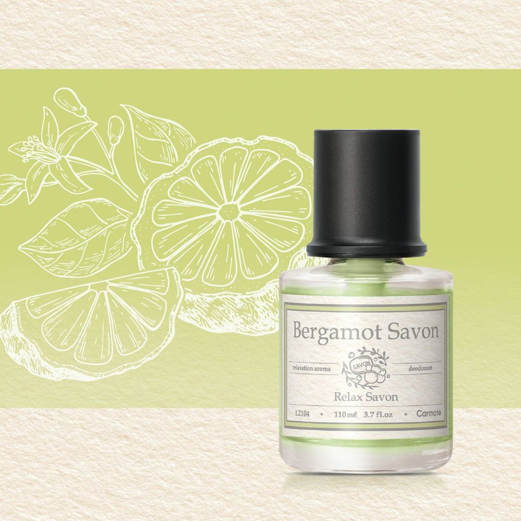 Dầu thơm RELAX SAVON LIQUID BERGAMOT SAVON L2104 110ml lá lợt