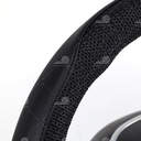 Bao vô lăng CIND PU+TPE kiểu D E011D Size M đen/đen