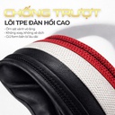 Bao vô lăng CIND PU+TPE E011 size M đen/đỏ