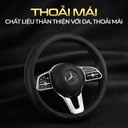 Bao vô lăng CIND PU+TPE TP990 size M đen