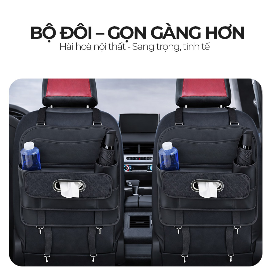 CIND CD-T011 (Đen) Túi đựng đồ size trung (kiểu gấp gọn)