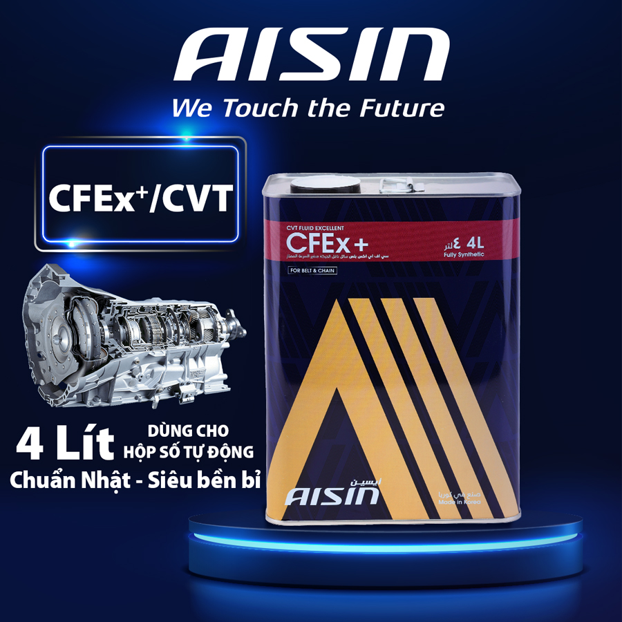 Nhớt Hộp Số Tự Động Aisin CFEx CVTFMulti  4 Lít CVTF004S/CVTFP04SB