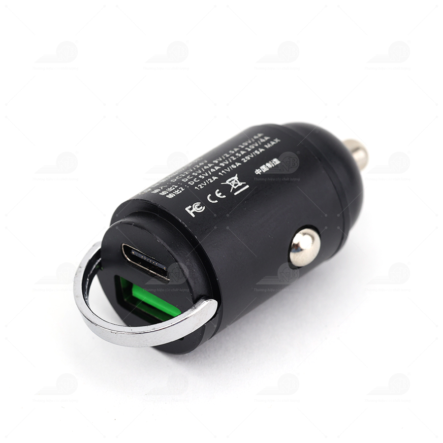 Đầu sạc 1 cổng USB+1 Type C G30
