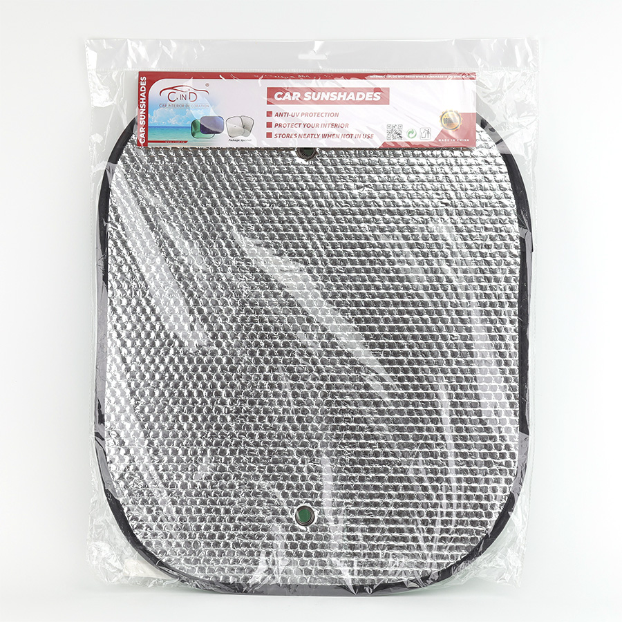 Che nắng xốp tròn lớn CIND (màu bạc/xanh) CD-C043 44*52CM 1SET/2PCS 