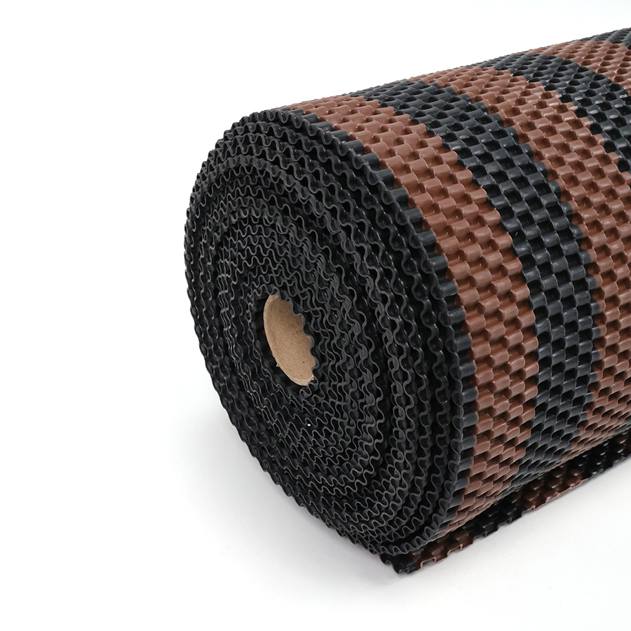 Lót sàn cuộn CIND 3D hạt nhỏ HB001-B đen/ Café Size 9M*1.2M