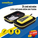 Bộ kích điện GOODYEAR GY-2626 12V 6400mAh - 400A - 22.35Wh - 1.6A mặt đồng hồ điện tử