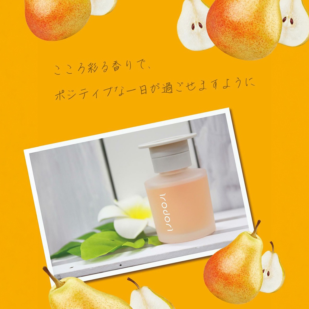 Dầu thơm IRODORI LIQUID FRAGRANCE CHEERFUL PEAR  L2093 80ml cam