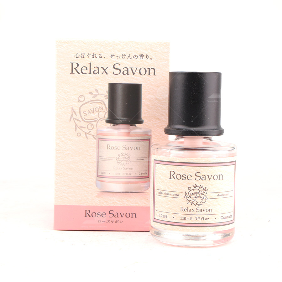 Dầu thơm RELAX SAVON LIQUID ROSE SAVON L2101 110ml Hồng