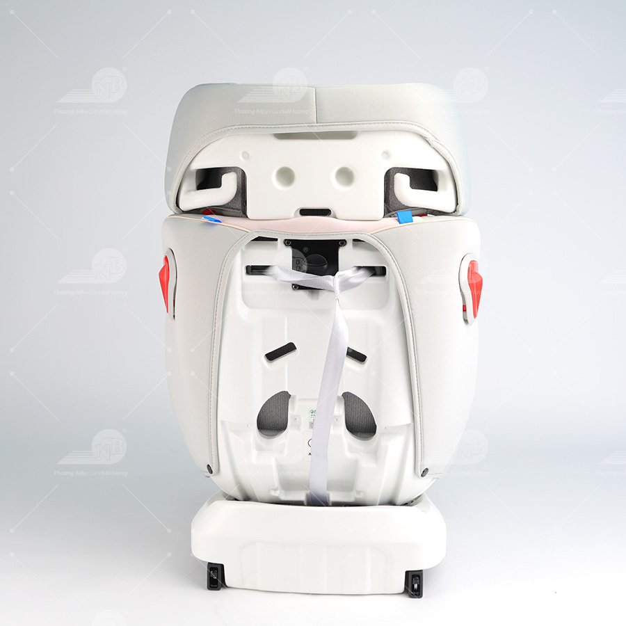 Ghế an toàn cho trẻ em trong xe hơi kiểu ISOFIX xoay 360 độ QM-360A Hồng