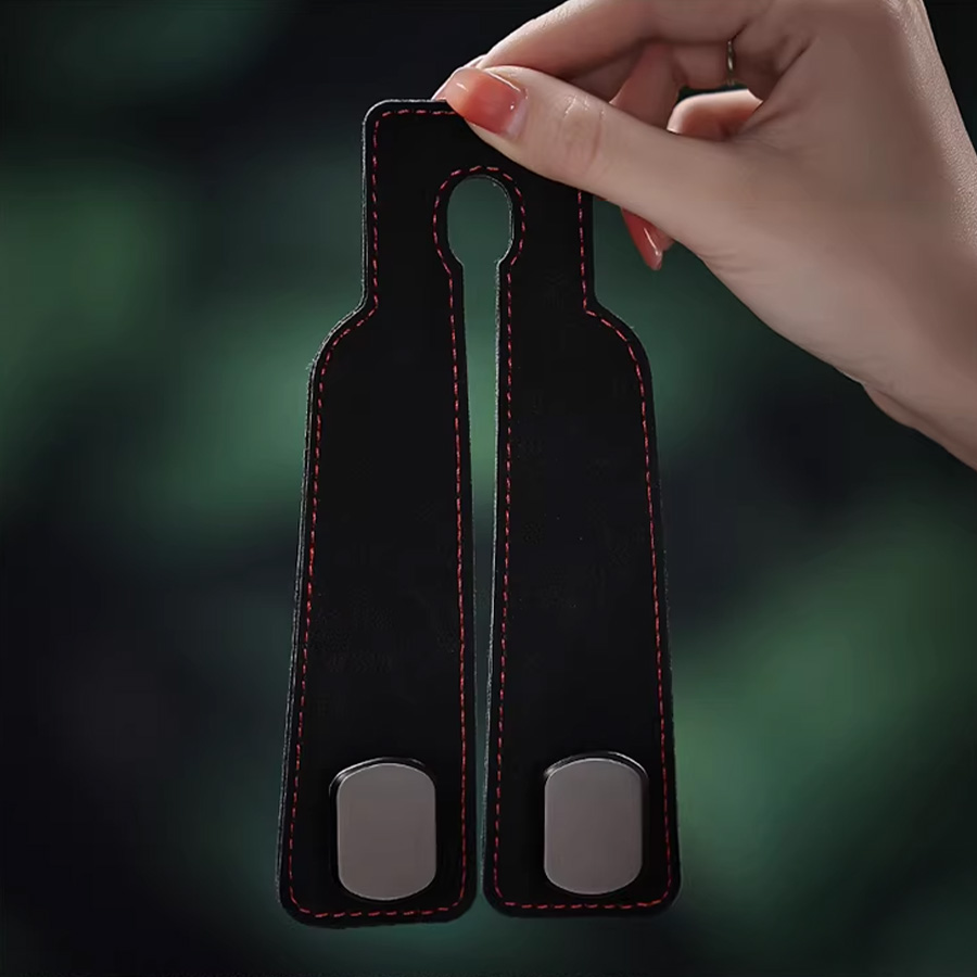 CIND BO-N021 (Đen) Móc treo đôi sau ghế (da)