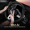 Bao vô lăng CIND PU+TPE TP990 size M đen