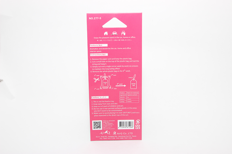 Miếng thơm AIR-Q Fragrance Tag 2g #277-5 Strawberry