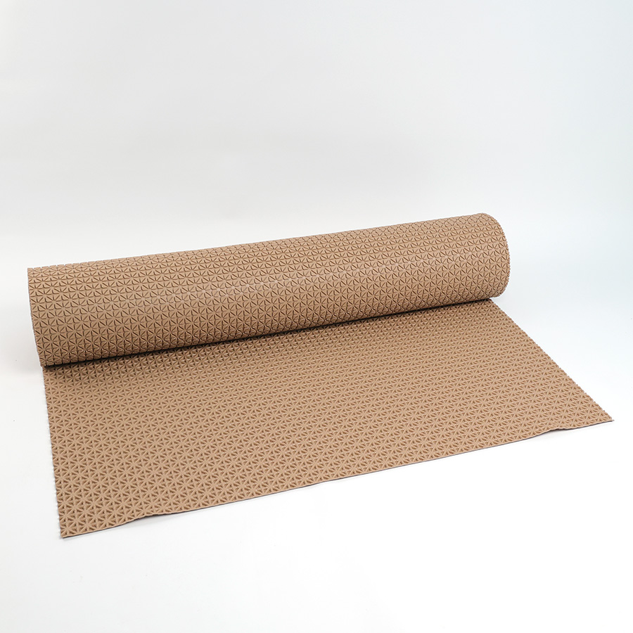 Lót sàn cuộn CIND 3D HB012 kem Size 9M*1.2M