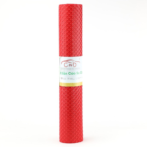 [TCHB008BDO] Thảm cuộn 3D hạt tròn HB008B đỏ Size 1.5M*0.6M