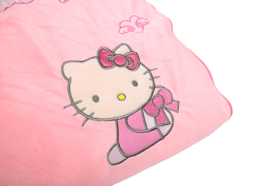 Lót lưng có mền Hello Kitty