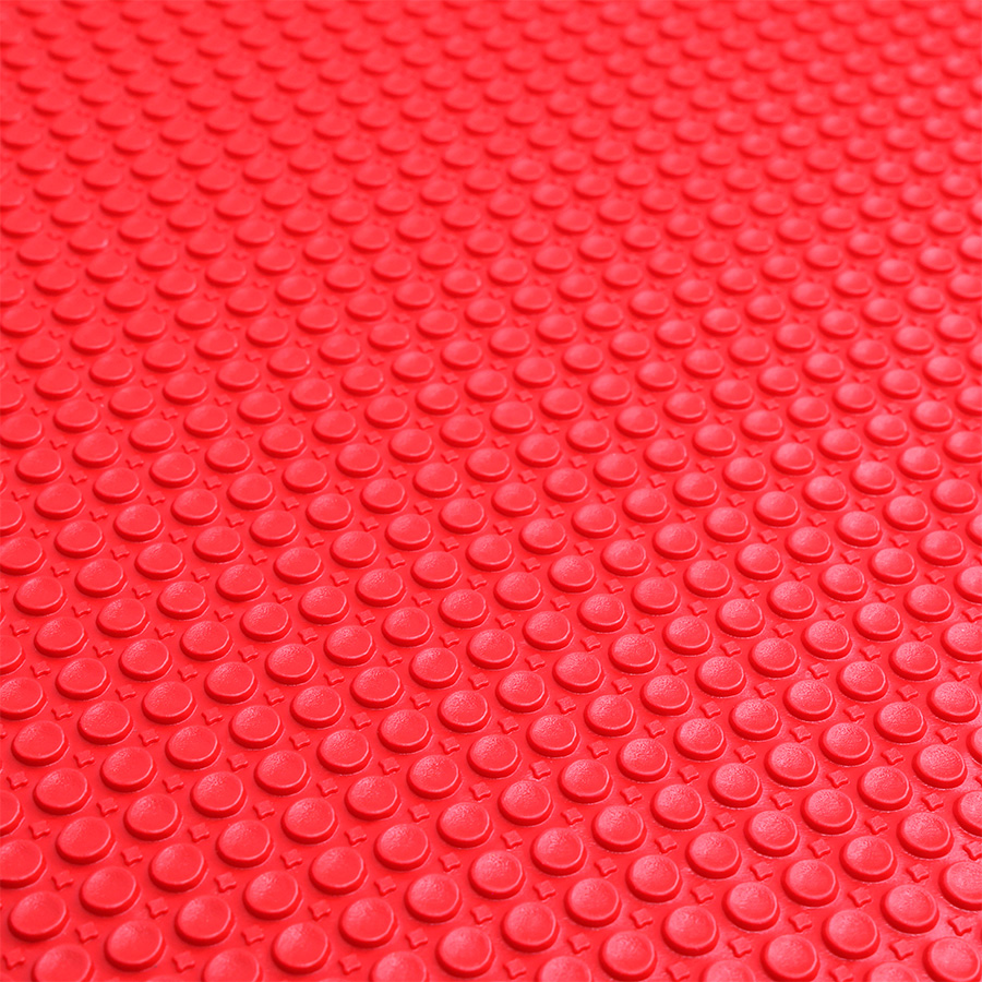 Lót sàn cuộn CIND 3D hạt tròn HB008 đỏ Size 9M*1.2M