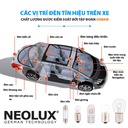Bóng đèn sau S25 2 tim (TRẮNG) 12V 21/5W (BAY15D) 
chân cao thấp N380 Hiệu NEOLUX