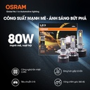 Bóng Led Pocky 2 9005-9006 (HB3-HB4) H9005/6CW 12V 80W 6000K 2 bóng/hộp Hiệu Osram