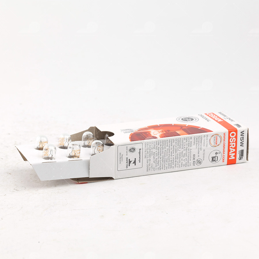 Bóng Chân Ghim Nhỏ 1 Tim Original W5W 24V 5W 2845 hộp giấy Hiệu Osram