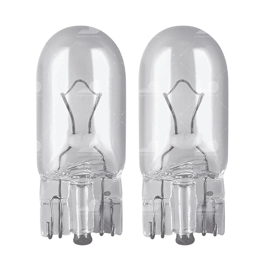 Bóng Chân Ghim Nhỏ 1 Tim Original W5W 24V 5W 2845 hộp giấy Hiệu Osram