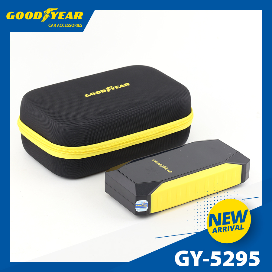 Bộ kích điện GOODYEAR GY-5295 12V 10000mAh - 500A - 37Wh - 2.5A mặt đồng hồ điện tử