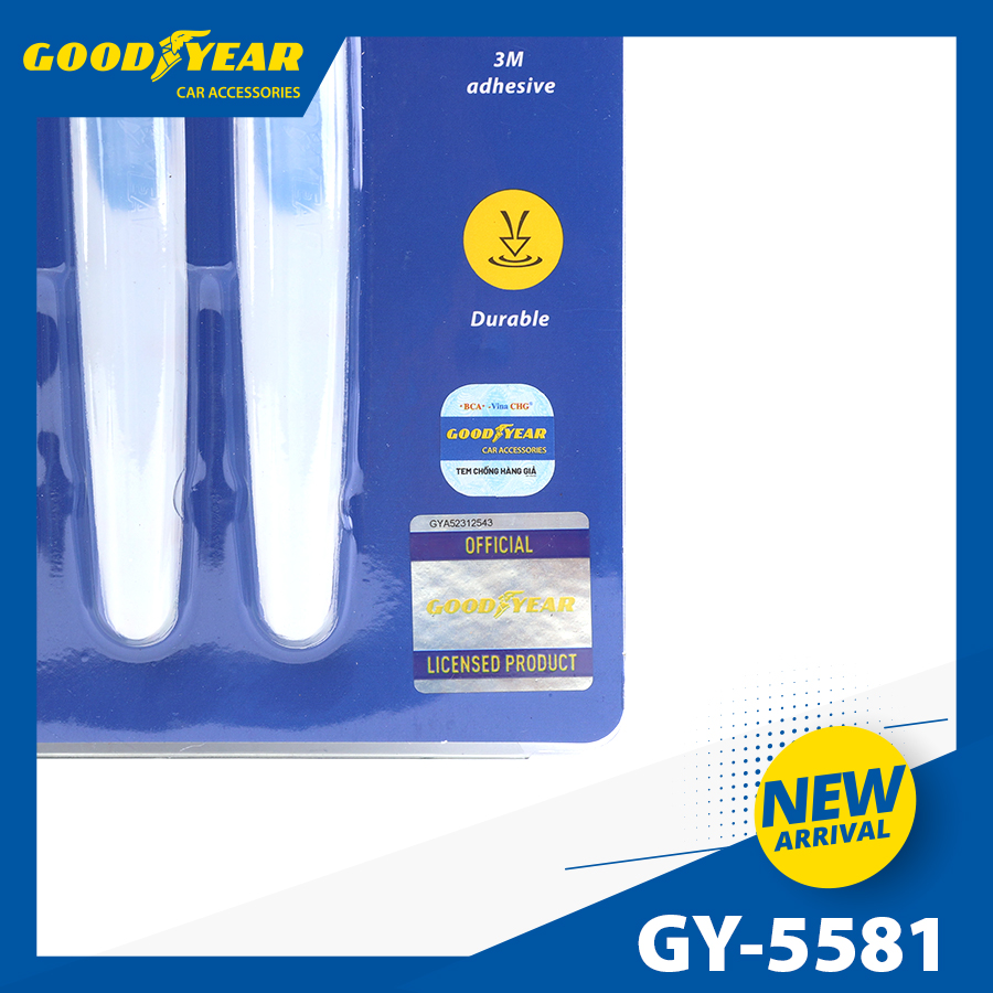 Bộ dán cửa GOODYEAR GY-5581 trắng trong