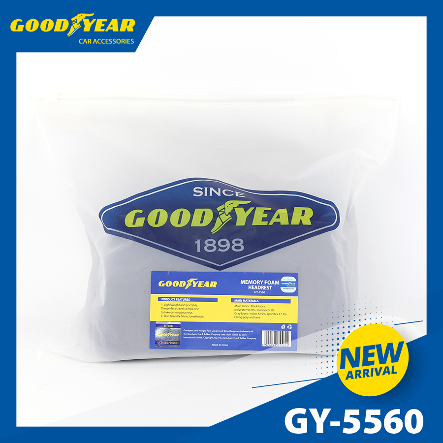 Gối đầu cao cấp GOODYEAR GY-5560 (26*21*10CM) xám đen