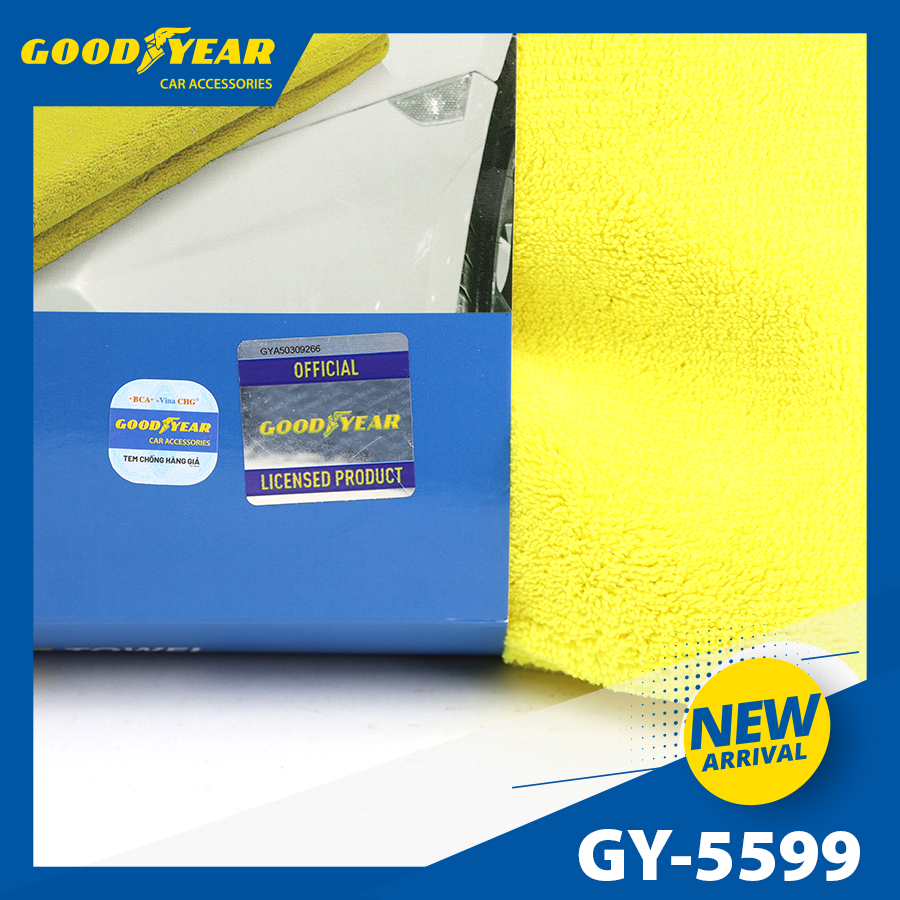 Khăn lau xe cao cấp GOODYEAR GY-5599 1 bộ/3 cái 40*30cm