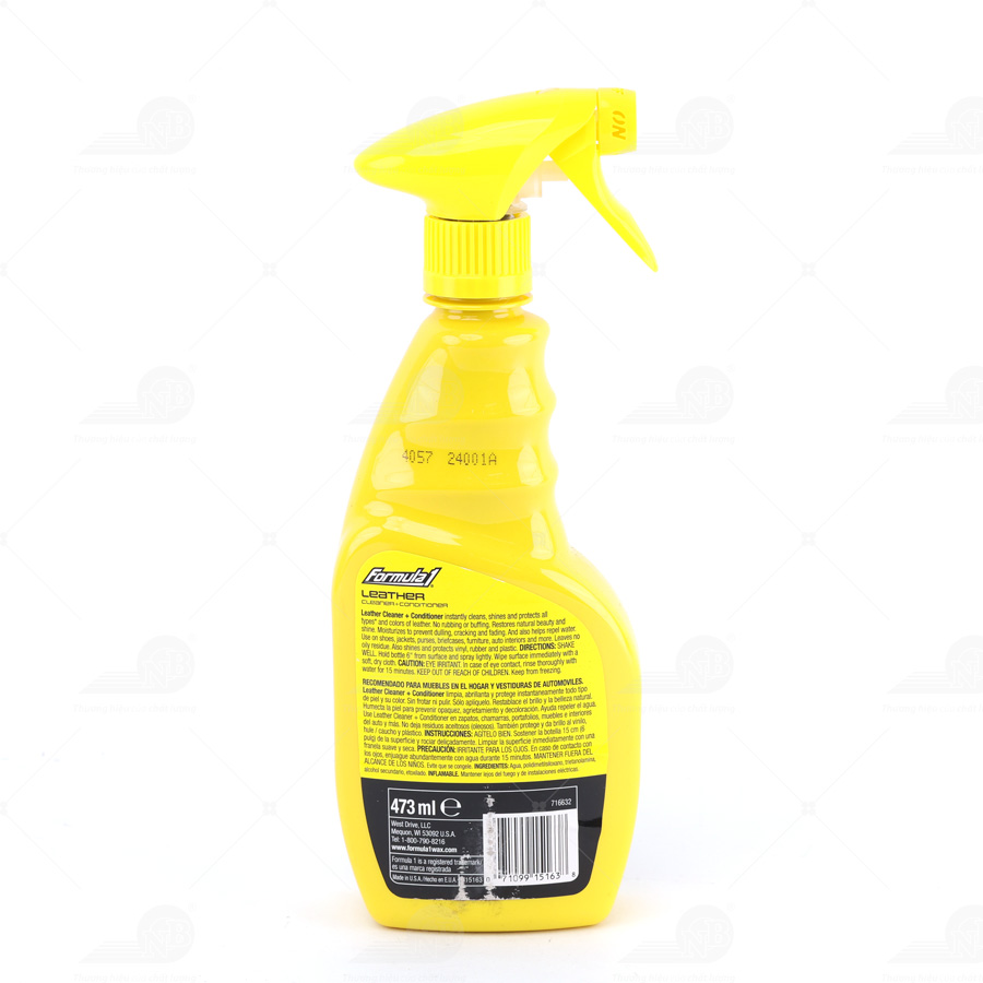 Chất tẩy sạch bảo dưỡng bề mặt da dạng xịt Formula 1 (Mr.Leather) (473ml) # 615163