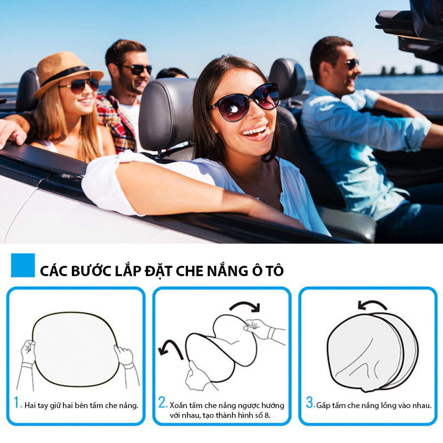 Che nắng tròn bạch kim CIND CD-C001 36*44CM
