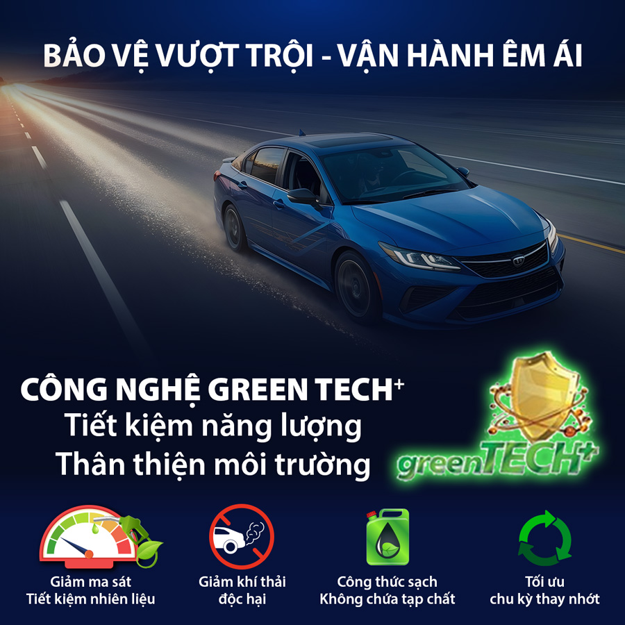 Nhớt Động Cơ Aisin 10W-30 SP PLUS greenTECH+ Semi Synthetic 1 Lít ESSP1031PB