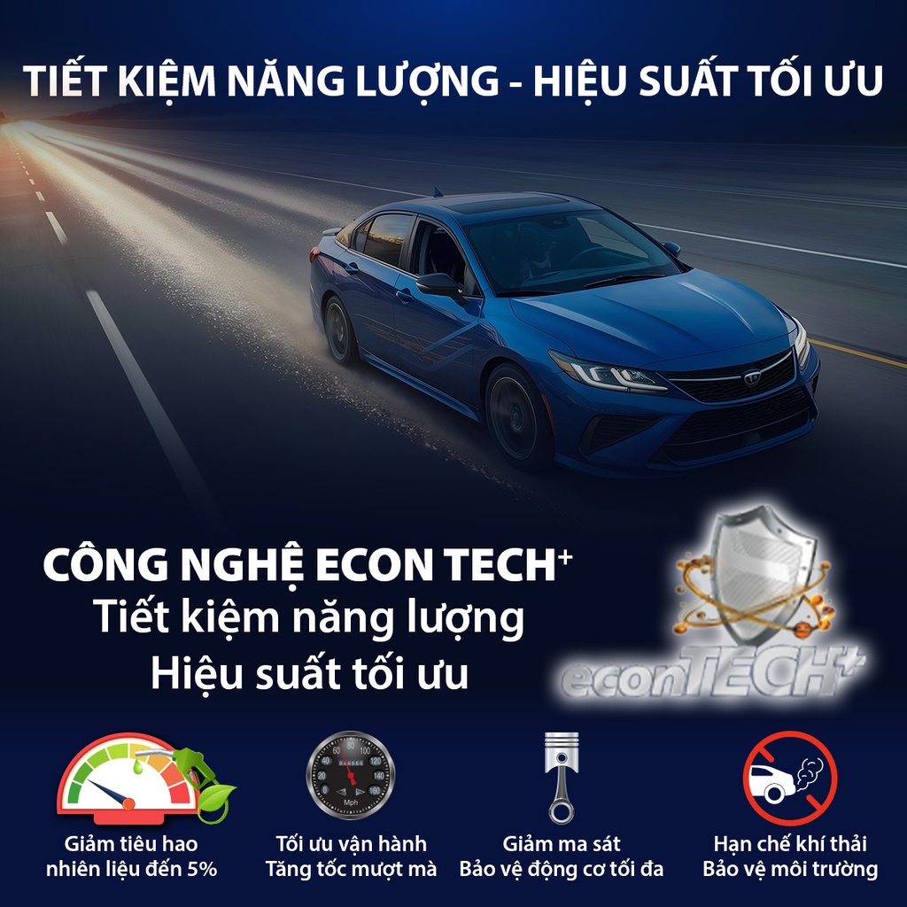 Nhớt Động Cơ Aisin 10W-40 SP PLUS Semi Synthetic 4 Lít ESSNP1044P