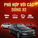 Che nắng xốp tròn nhỏ CIND (màu bạc/Lam) CD-C044 36*44CM 1SET/2PCS 