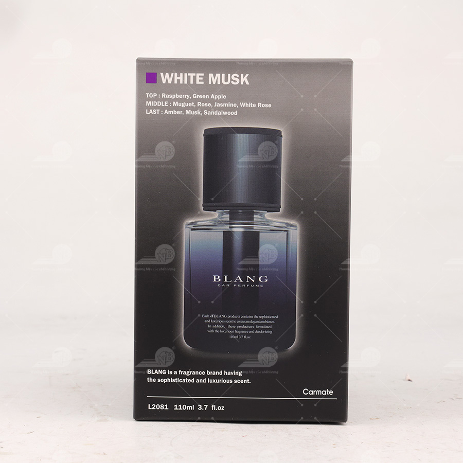 Dầu thơm BLANG LIQUID BX WHITE MUSK WHITE MUSK L2081 110ml đen