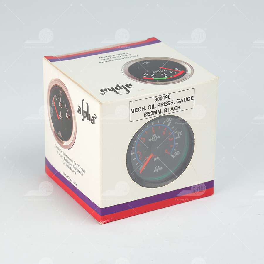 Đồng hồ đo dầu (Ấn Độ) 300190 (Mã cũ 300122) 10kg/cm3