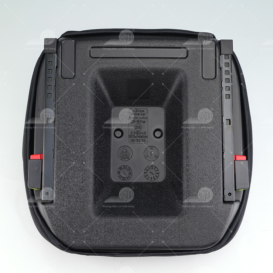 Ghế nâng không tựa lưng an toàn cho trẻ em trong xe hơi ET-001 Đen