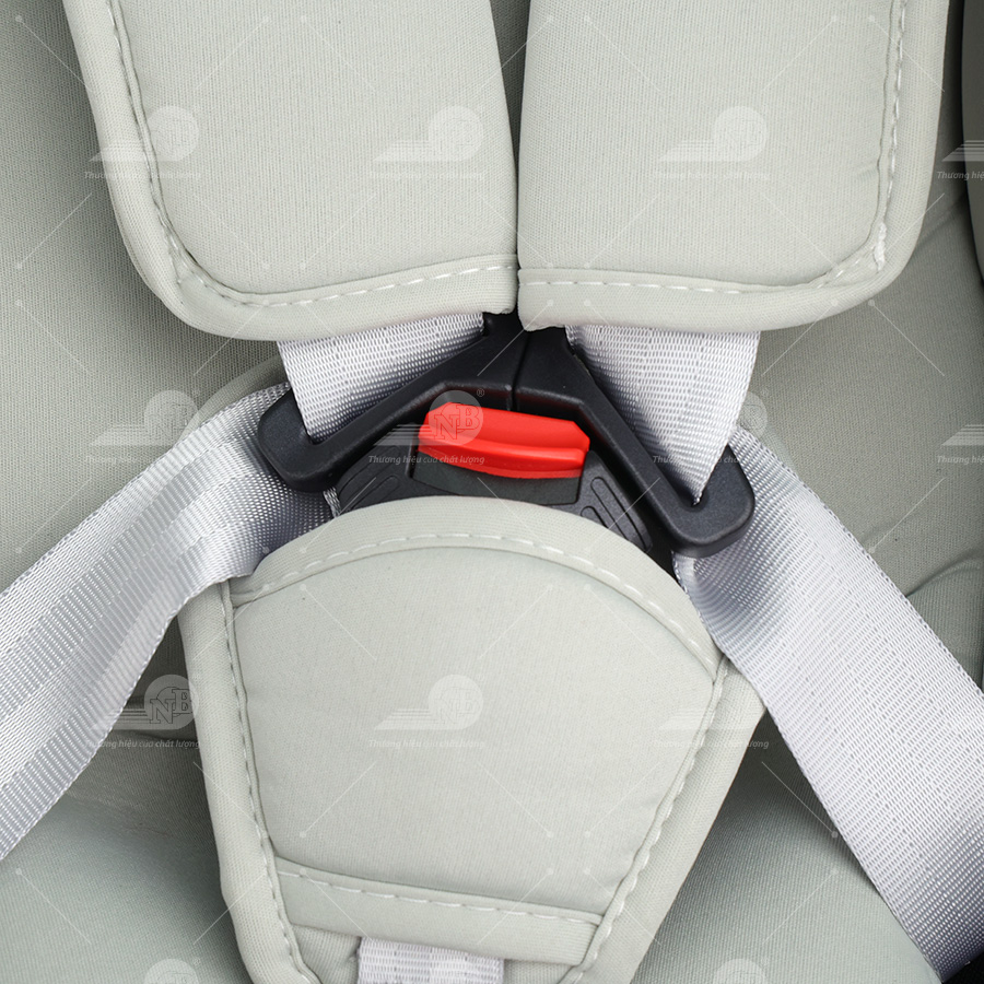 Ghế an toàn cho trẻ em trong xe hơi kiểu ISOFIX xoay 360 độ QM-360A Xám