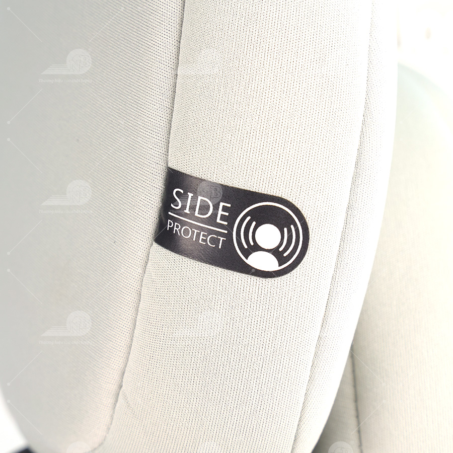 Ghế an toàn cho trẻ em trong xe hơi kiểu ISOFIX xoay 360 độ QM-360A Xám