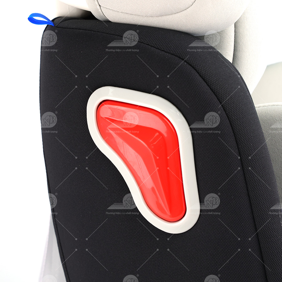 Ghế an toàn cho trẻ em trong xe hơi kiểu ISOFIX xoay 360 độ QM-360A Xám