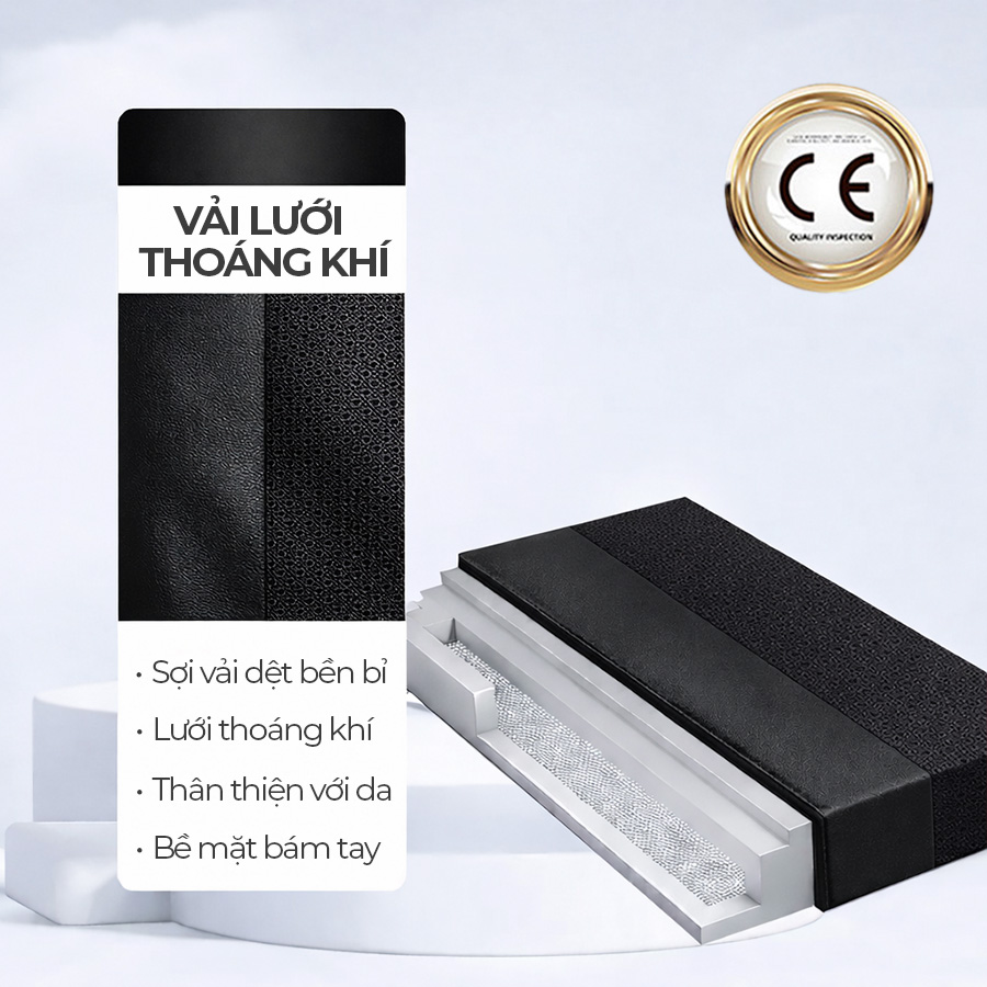 Bao vô lăng CIND PU+TPE kiểu D E011D Size M đen/đen