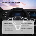 Bao vô lăng CIND PU+TPE kiểu D E011D Size M đen/đen