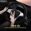 Bao vô lăng CIND PU+TPE Y019 size M đen