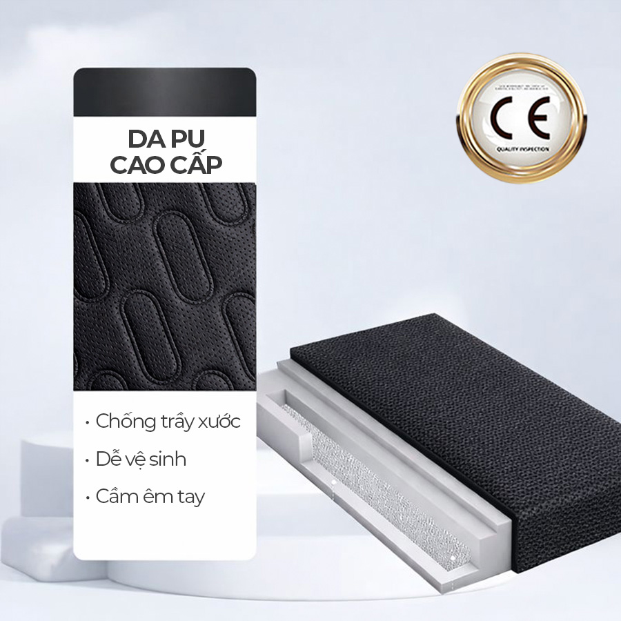 Bao vô lăng CIND PU+TPE Y021 size M đen