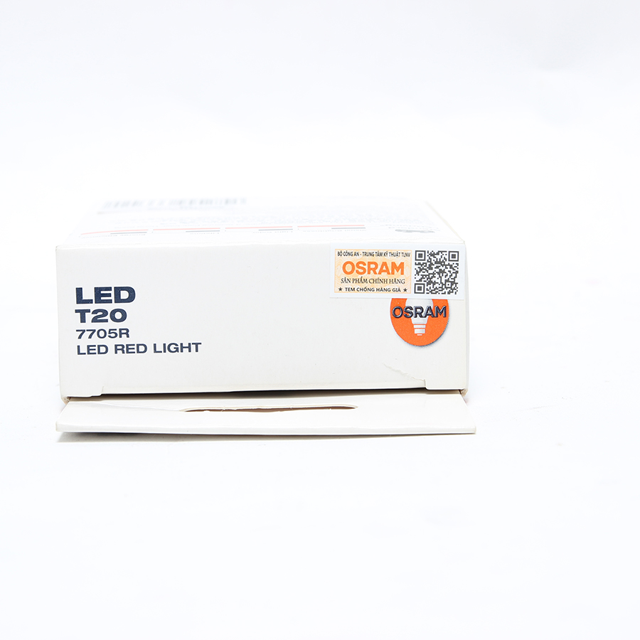 Bóng gim nhỏ T20 - 12V (đỏ) 7705R LED Standard Hiệu Osram