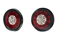 Đèn Led tròn 2 màu VIAIR VI-050-24V đỏ trắng ₵ 132*36.5mm 2PCS/SET