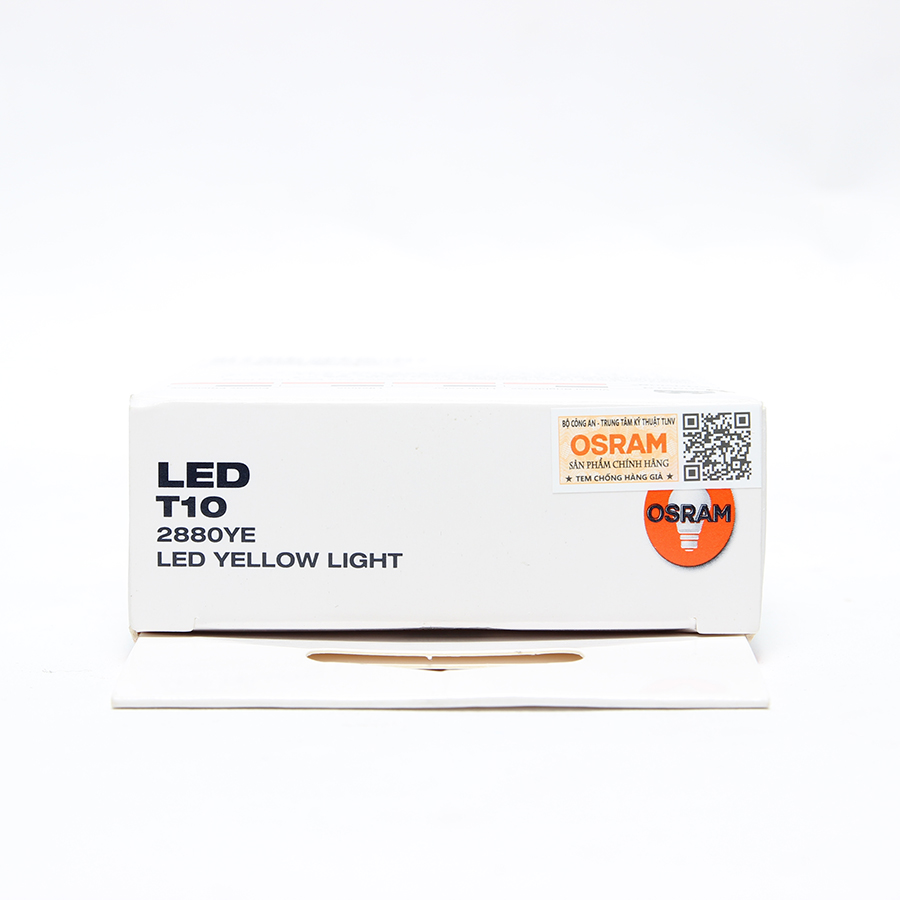 Bóng gim nhỏ T10 (W5W) - 12V (vàng) 2880YE LED Standard Hiệu Osram