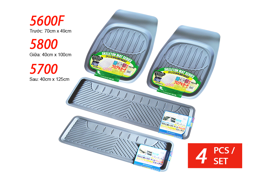 Lót sàn nhựa Packy Poda 5700 (Xám) 1PCS/1SET