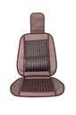 Lót ghế CIND Mắt ngọc nâu (có gù) - viền nâu đậm  DZ001-1