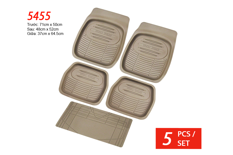 [TXPA5455K] Lót sàn nhựa Packy Poda 5455 (kem) 5PCS/1SET