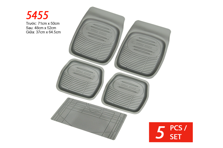 [TXPA5455X] Lót sàn nhựa Packy Poda 5455 (xám) 5PCS/1SET